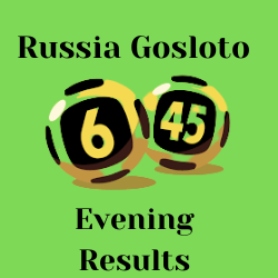 Russia Gosloto Evening Result for Friday 20 January 2023