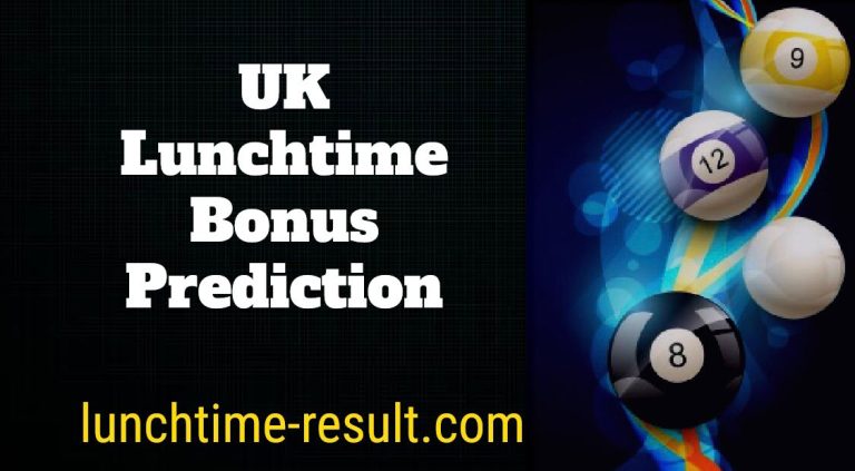 UK Lunchtime Bonus Predictions For Today 30 September 2022